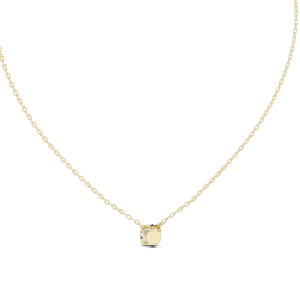 Essence Round Brilliant Solitaire Floating Pendant - Image 4