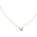 Ethereal Round Brilliant Solitaire Floating Pendant