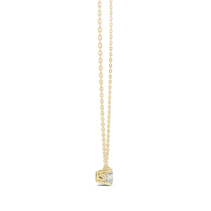 Ethereal Round Brilliant Solitaire Floating Pendant - Image 3