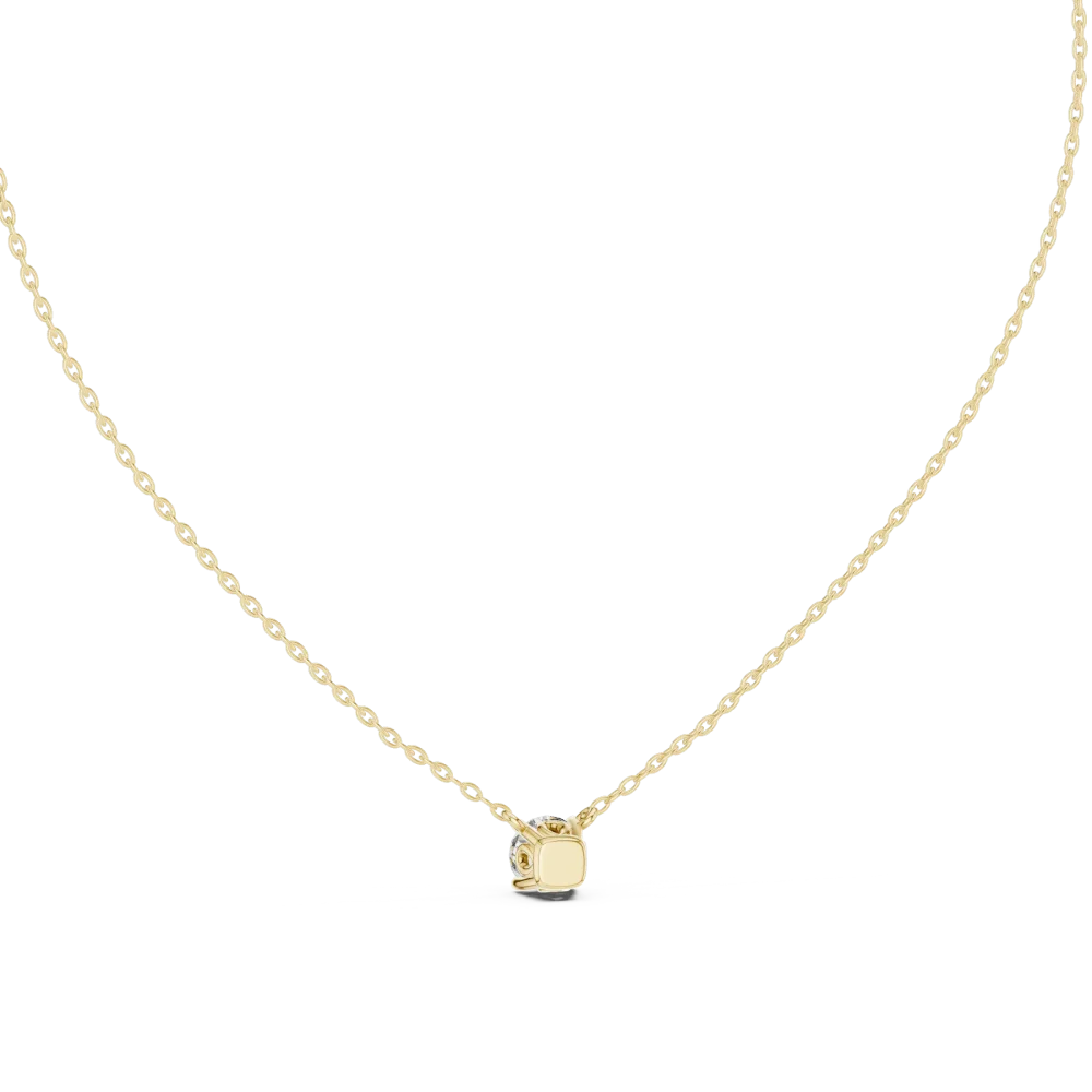 Ethereal Round Brilliant Solitaire Floating Pendant - Image 4