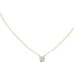 Ethereal Round Brilliant Solitaire Floating Pendant