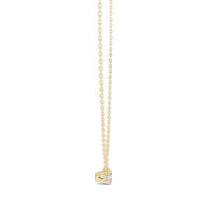 Ethereal Round Brilliant Solitaire Floating Pendant - Image 3