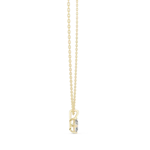 Essence Oval Cut Solitaire Minimalist Pendant - Image 3