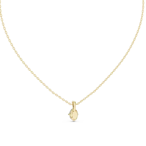 Essence Oval Cut Solitaire Minimalist Pendant - Image 4