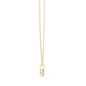 Essence Oval Cut Solitaire Minimalist Pendant - Image 3