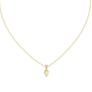 Essence Oval Cut Solitaire Minimalist Pendant - Image 4