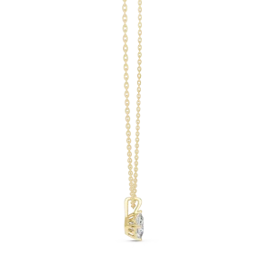 Symmetry Princess Cut Solitaire Geometric Pendant - Image 3