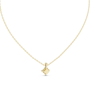 Symmetry Princess Cut Solitaire Geometric Pendant - Image 4