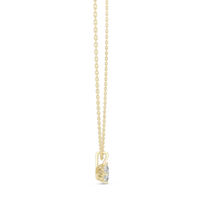 Essence Princess Cut Geometric Solitaire Pendant - Image 3