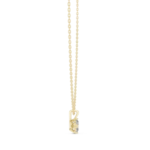Ethereal Oval Cut Solitaire Minimalist Pendant - Image 3