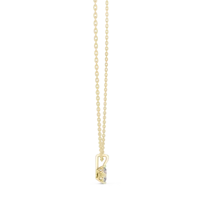 Essence Oval Cut Solitaire Minimalist Pendant - Image 3