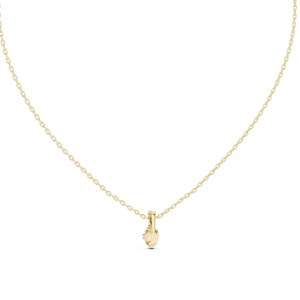 Essence Oval Cut Solitaire Minimalist Pendant - Image 4