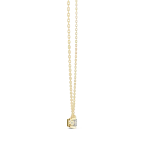 Essence Princess Cut Solitaire Geometric Pendant - Image 3