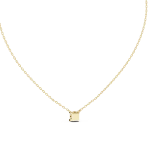 Essence Princess Cut Solitaire Geometric Pendant - Image 4