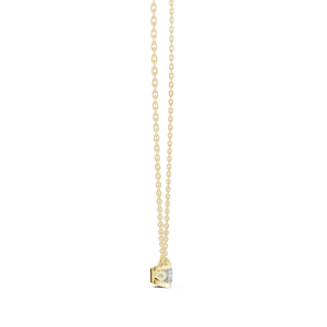 Essence Princess Cut Solitaire Geometric Pendant - Image 3