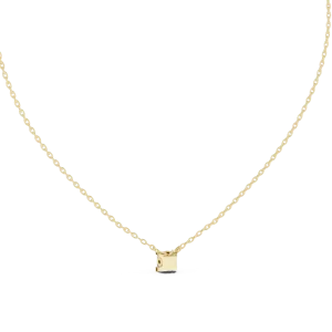 Essence Princess Cut Solitaire Geometric Pendant - Image 4