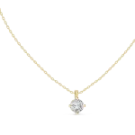 Essence Cushion Cut Solitaire Pendant