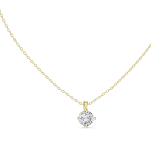 Essence Cushion Cut Solitaire Pendant
