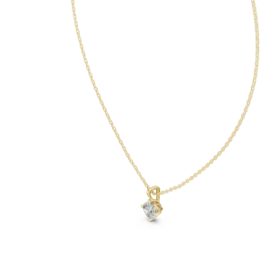 Essence Cushion Cut Floating Solitaire Pendant - Image 2