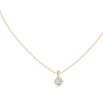Essence Cushion Cut Solitaire Floating Pendant