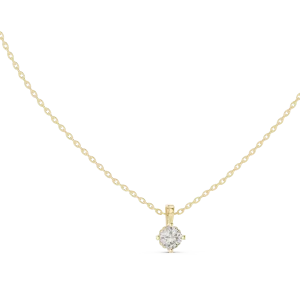 Essence Cushion Cut Solitaire Floating Pendant