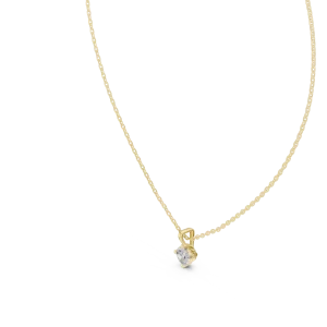 Essence Cushion Cut Solitaire Floating Pendant - Image 2
