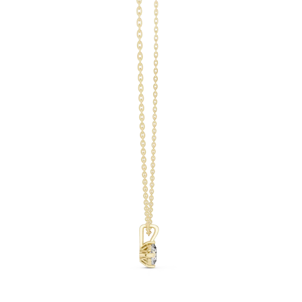 Essence Cushion Cut Solitaire Floating Pendant - Image 3