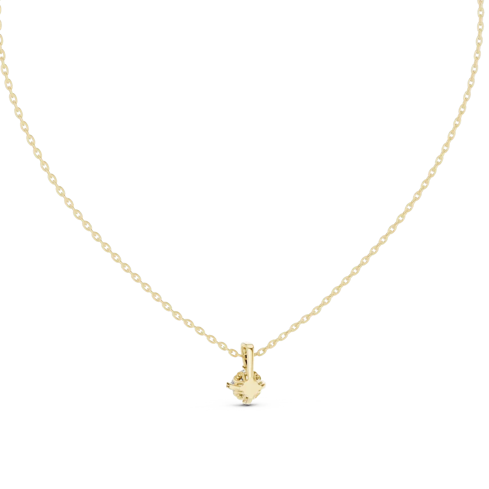 Essence Cushion Cut Solitaire Floating Pendant - Image 4