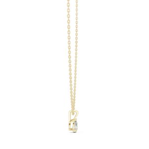 Ethereal Pear Cut Solitaire Drop Pendant - Image 3