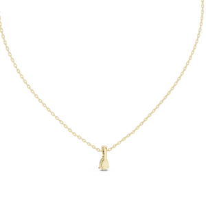 Essence Pear Cut Solitaire Drop Pendant - Image 4
