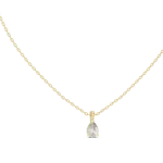 Essence Pear Cut Solitaire Drop Pendant