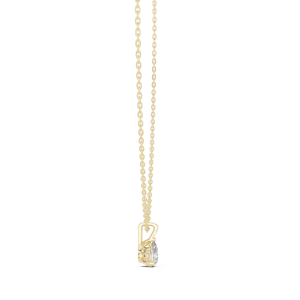 Essence Pear Cut Solitaire Drop Pendant - Image 3