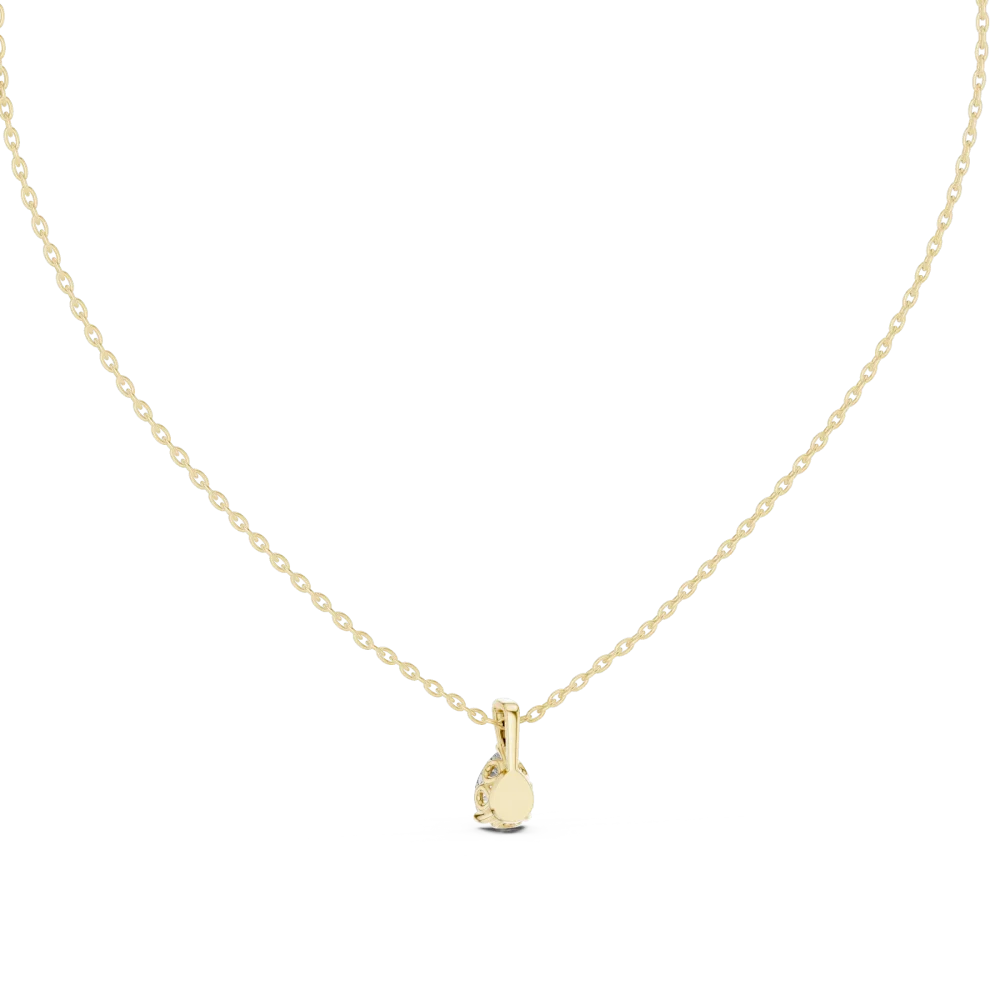 Essence Pear Cut Solitaire Drop Pendant - Image 4