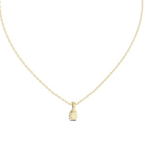 Essence Pear Cut Solitaire Drop Pendant - Image 4