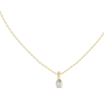 Essence Pear Cut Solitaire Drop Pendant