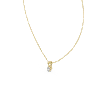 Essence Pear Cut Solitaire Drop Pendant - Image 2