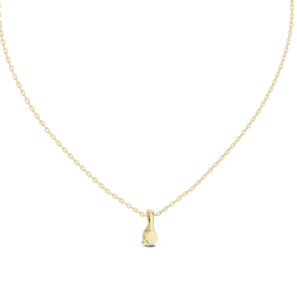 Essence Pear Cut Solitaire Drop Pendant - Image 4