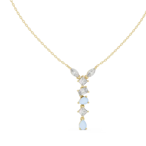 Luminary Multi-Shape Geometric Drop Pendant