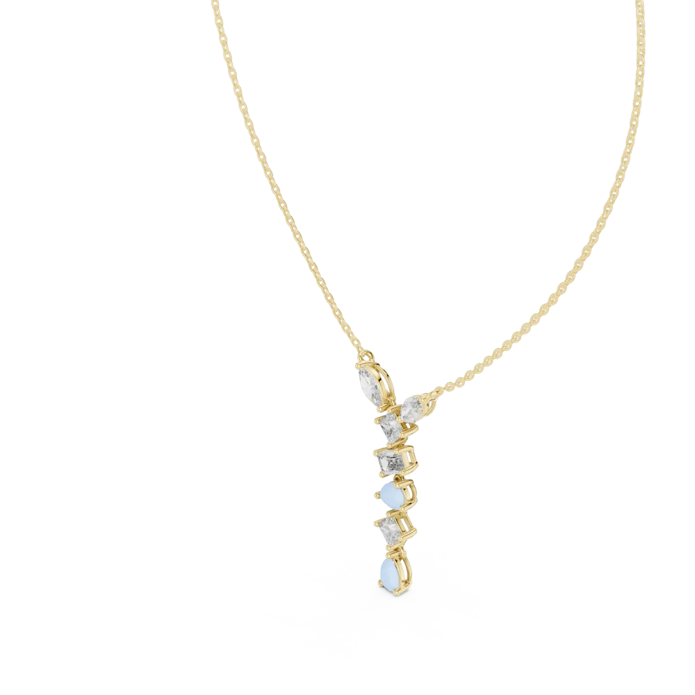 Luminary Multi-Shape Geometric Drop Pendant - Image 2