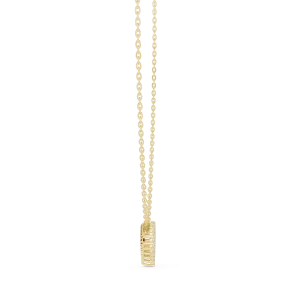 Ethereal Heart Pavé-Set Round Brilliant Cut Diamond Pendant - Image 3