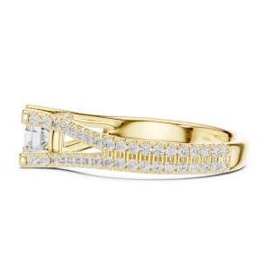 Luminary Round Brilliant Split-Shank Solitaire Ring - Image 4