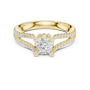 Luminary Round Brilliant Split-Shank Solitaire Ring - Image 2