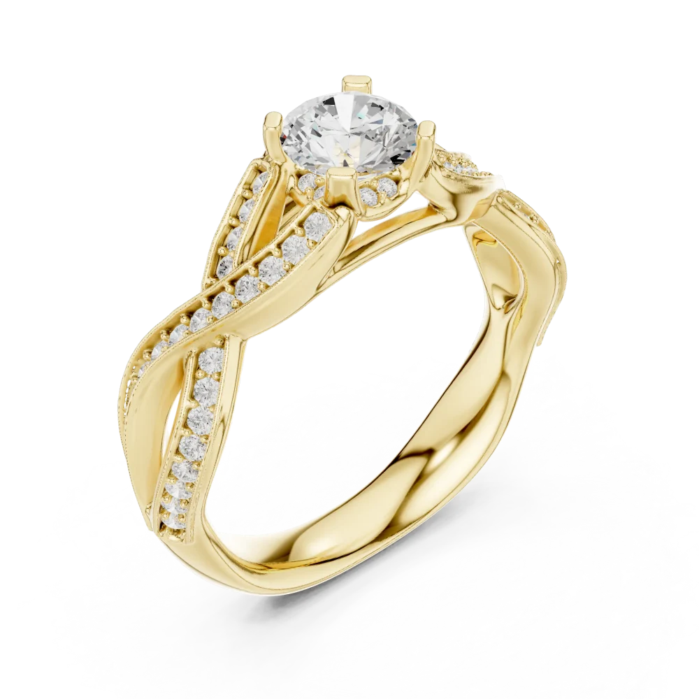 Discover the Infinite Radiance Solitaire Ring, a breathtaking lab-grown DIAMEUR diamond design. Experience timeless elegance—shop this masterpiece today.