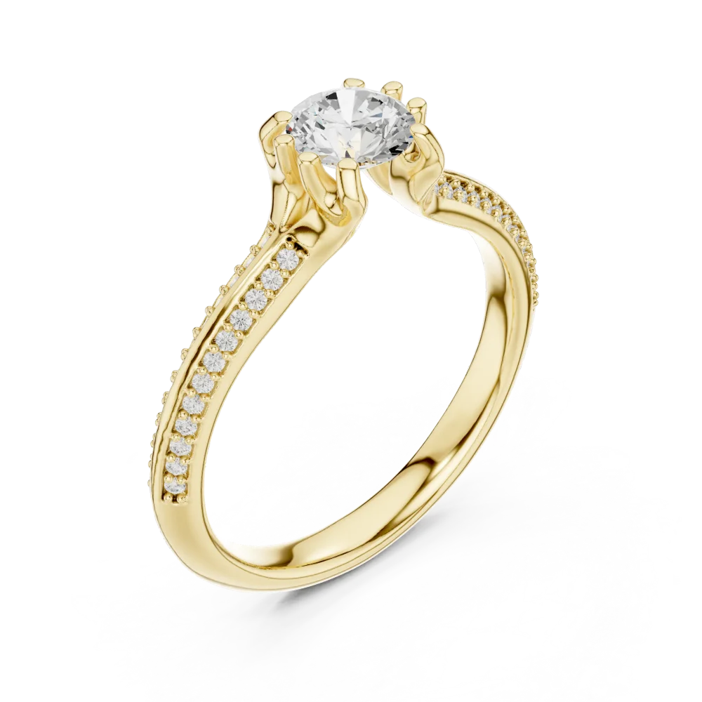 Discover the Luminary Round Brilliant Solitaire Ring. Featuring exquisite DIAMEUR lab-grown diamonds, it is the ultimate modern classic. Shop now.