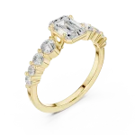 Luminary Emerald Cut Solitaire Statement Ring