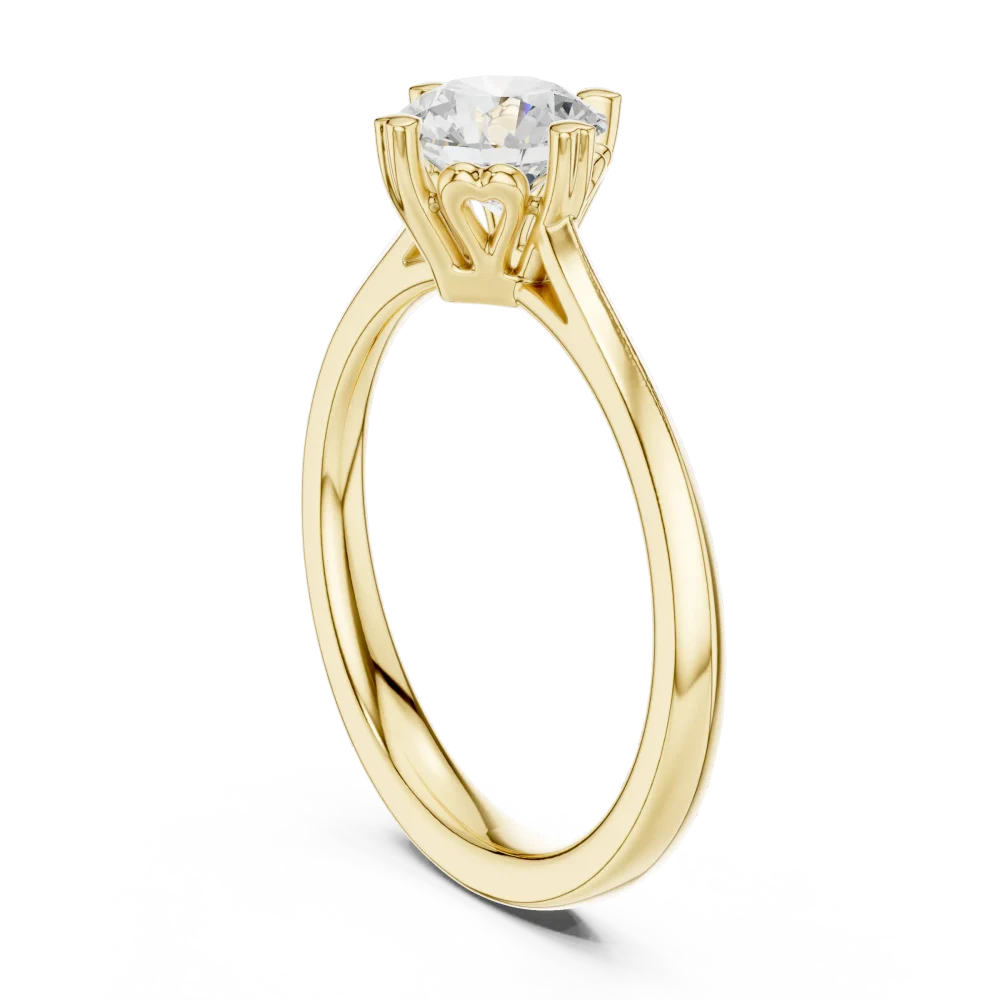 Ethereal Round Brilliant Solitaire Engagement Ring - Image 3