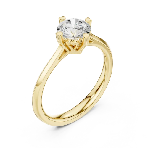 Ethereal Round Brilliant Solitaire Engagement Ring