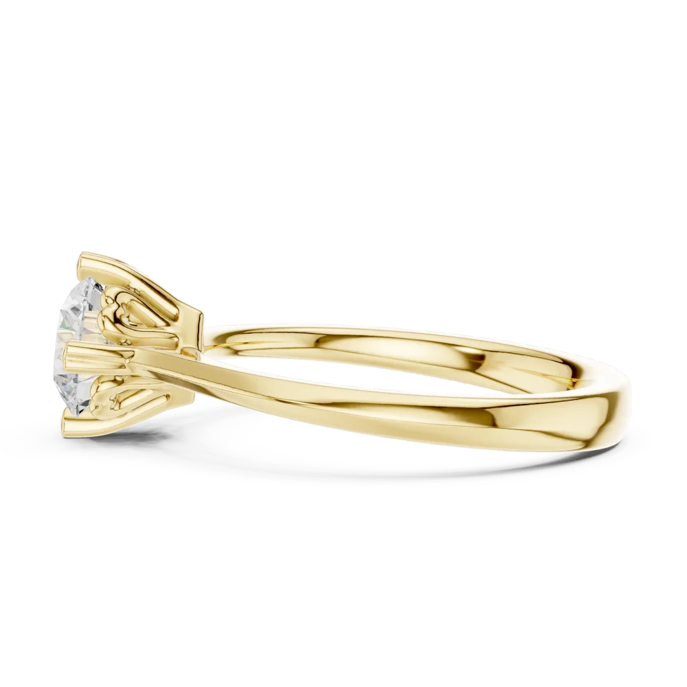 Ethereal Round Brilliant Solitaire Engagement Ring - Image 4