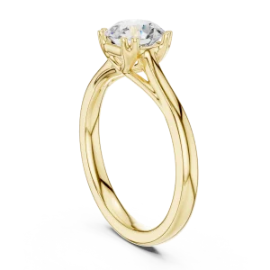 Essence Round Brilliant Cut Solitaire Ring - Image 3