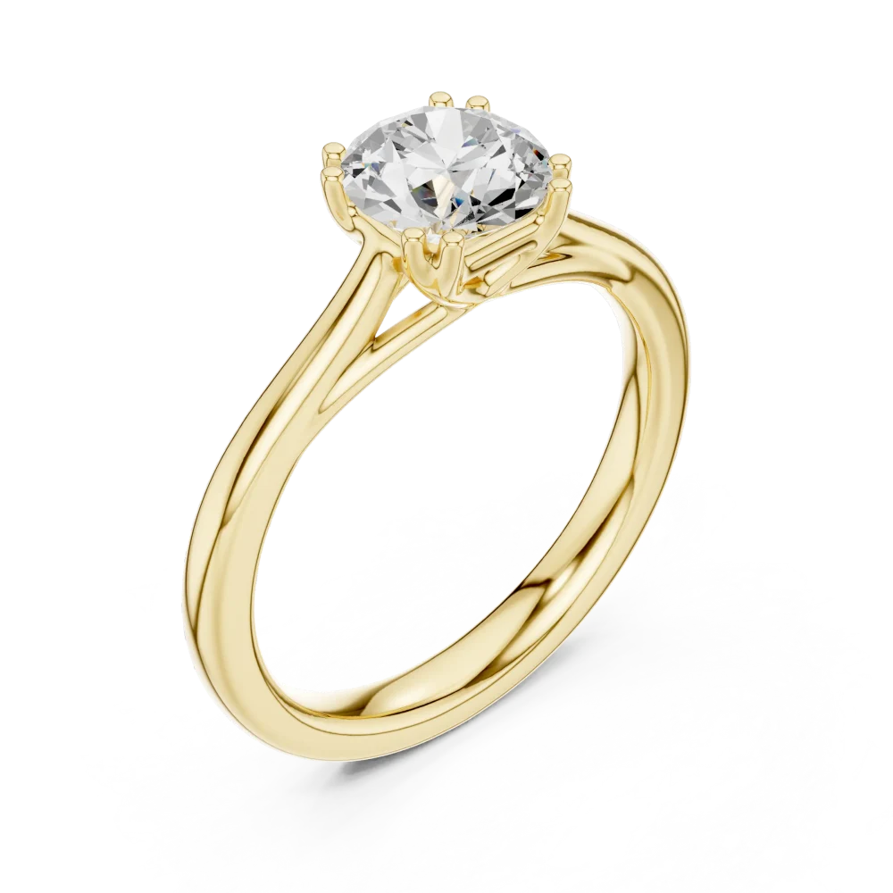 Discover the radiant beauty of our classic Solitaire ring. Featuring a brilliant-cut DIAMEUR lab-grown diamond, it is the perfect modern legacy piece.